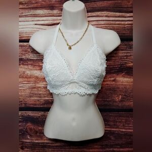 2 For $30! Colsie Elegant White Lace Bralette Size XL